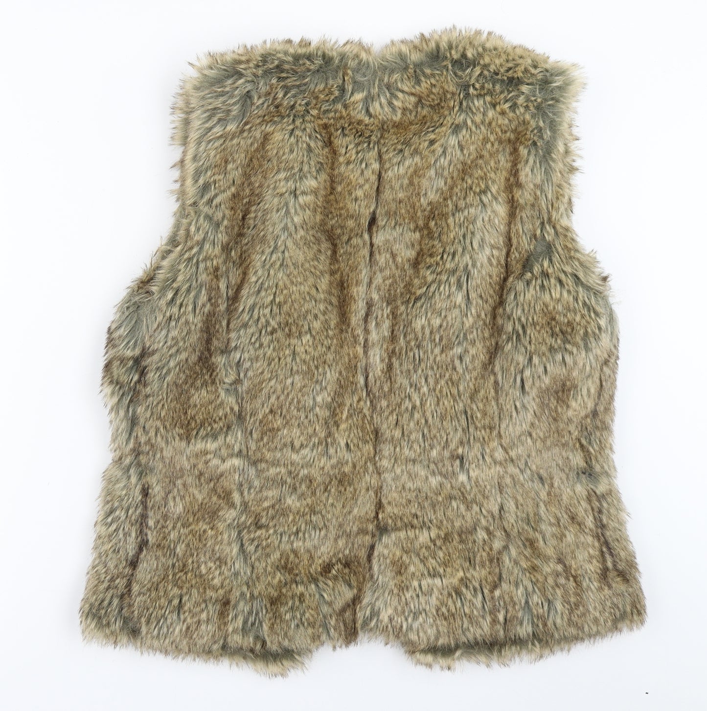 New Look Womens Beige   Gilet Coat Size 14