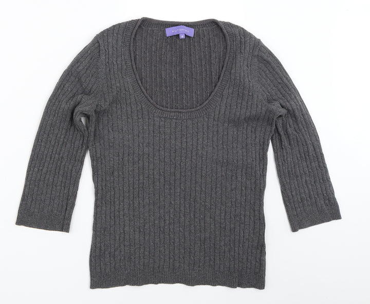 Autonomy Womens Grey Pullover Jumper Size 8