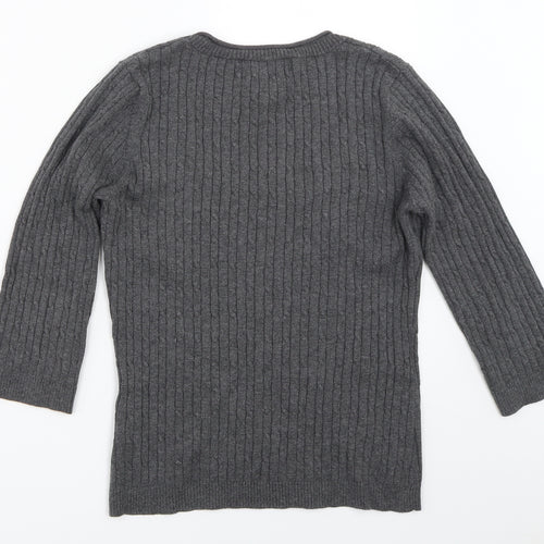 Autonomy Womens Grey   Pullover Jumper Size 8