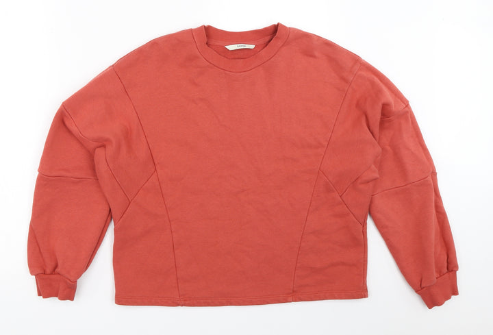 George Womens Orange Pullover Sweatshirt Size M