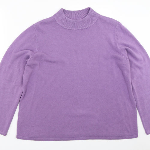 BM Womens Purple   Pullover Jumper Size L