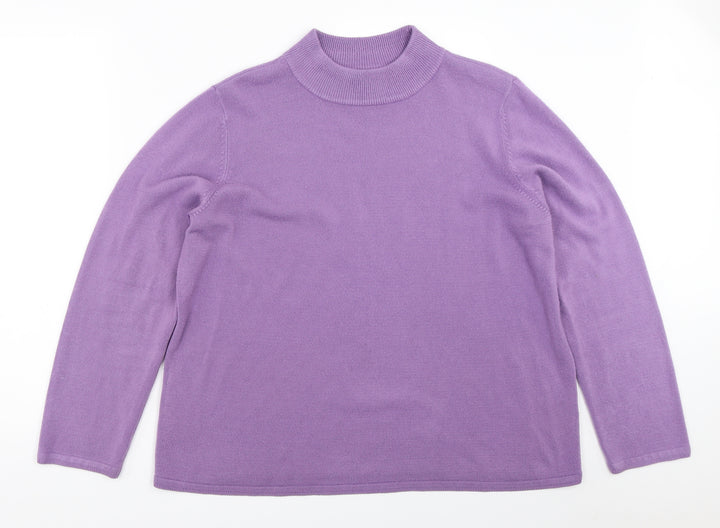 BM Womens Purple   Pullover Jumper Size L