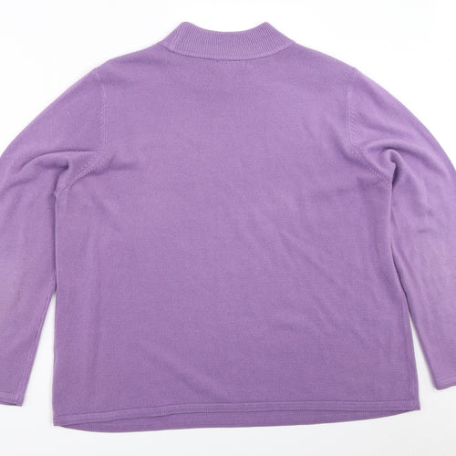 BM Womens Purple   Pullover Jumper Size L