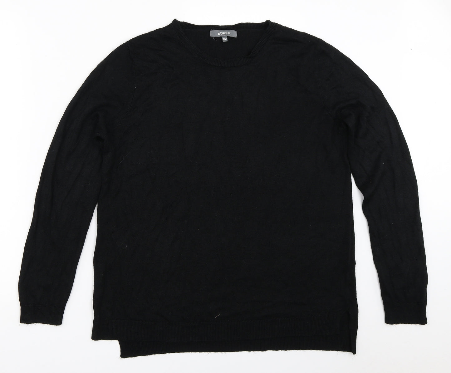 Studio Womens Black   Pullover Jumper Size 12