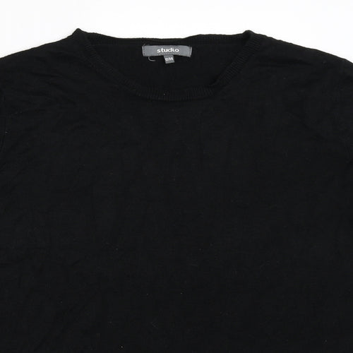 Studio Womens Black   Pullover Jumper Size 12