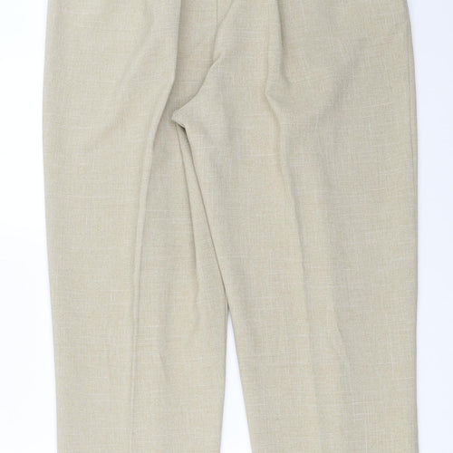 Preworn Womens Beige   Trousers  Size 18 L27.5 in