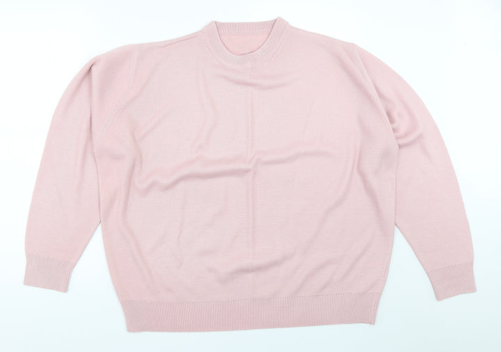 Berkertex Womens Pink Pullover Jumper Size 18