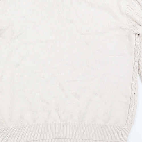 H&M Womens Beige   Pullover Jumper Size S