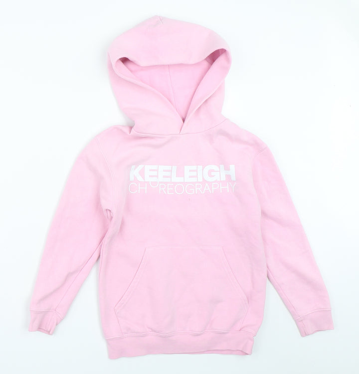 Fruit of the Loom Girls Pink   Pullover Hoodie Size 7-8 Years