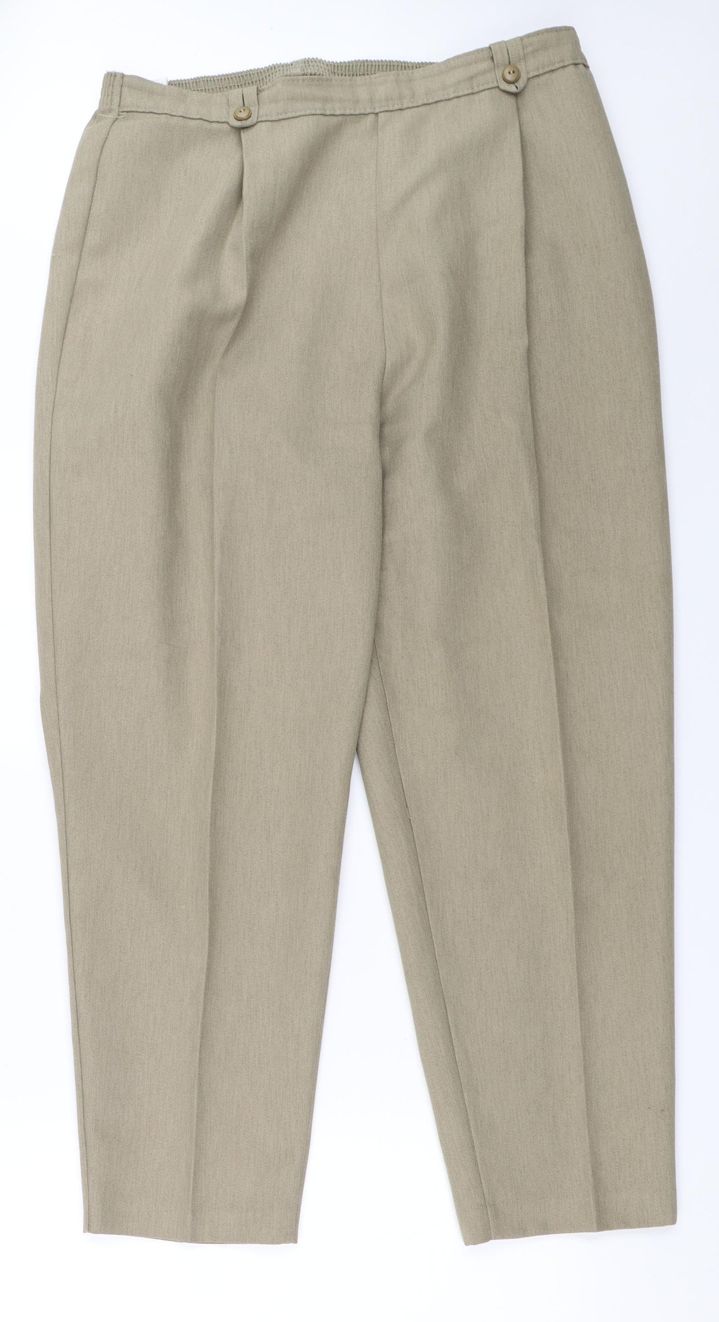 Berkertex Womens Beige   Trousers  Size 18 L27 in