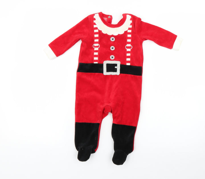 lily and jack Baby Red   Babygrow One-Piece Size 3-6 Months