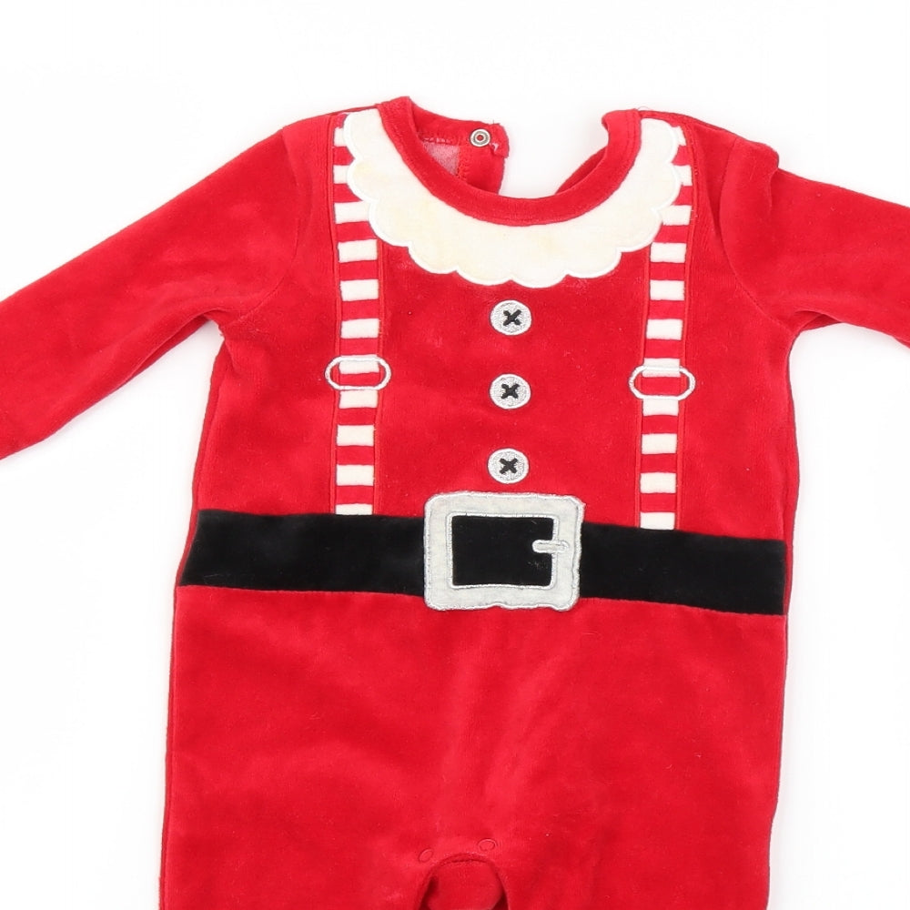 lily and jack Baby Red   Babygrow One-Piece Size 3-6 Months