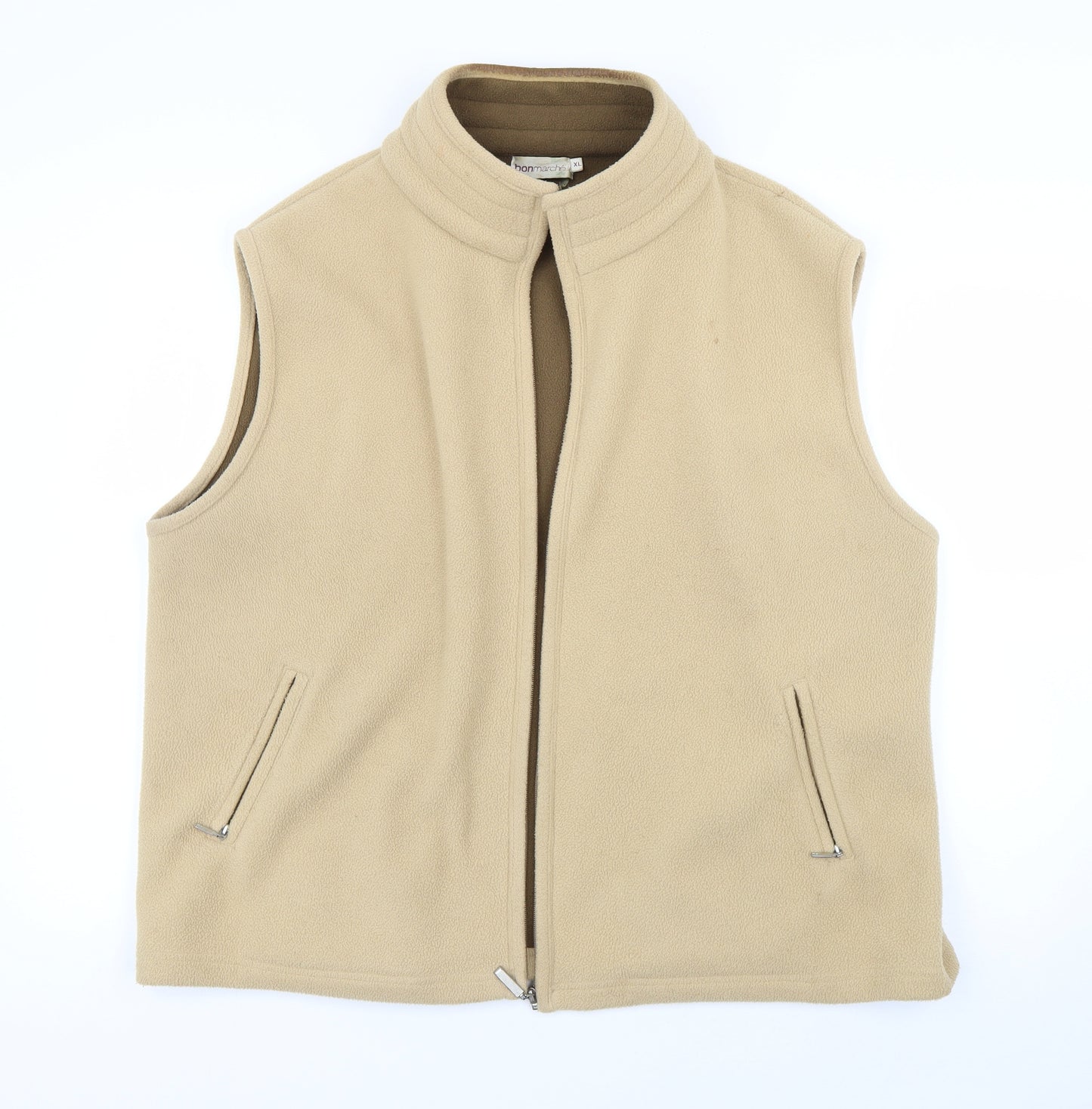 Bonmarché Womens Beige   Gilet Jacket Size XL