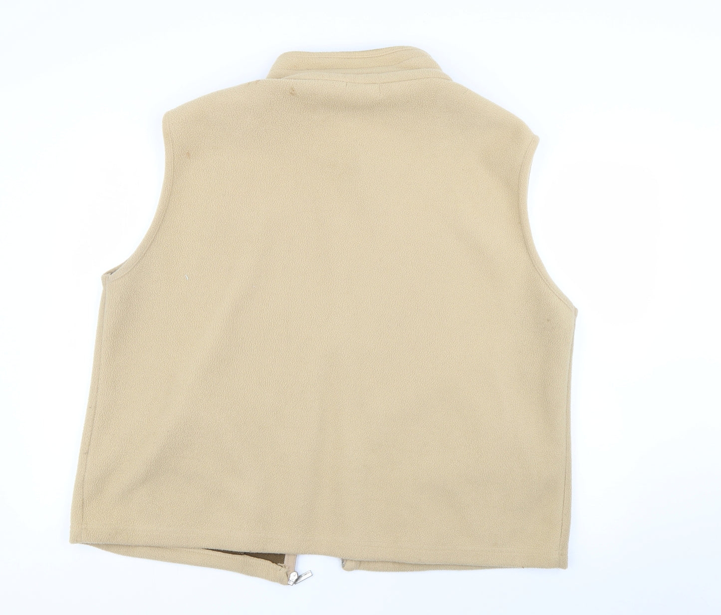Bonmarché Womens Beige   Gilet Jacket Size XL
