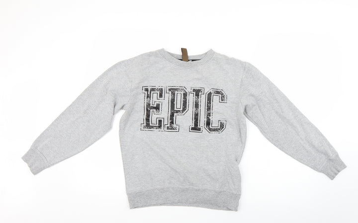 urban 65 Girls Grey   Pullover Sweatshirt Size 11-12 Years