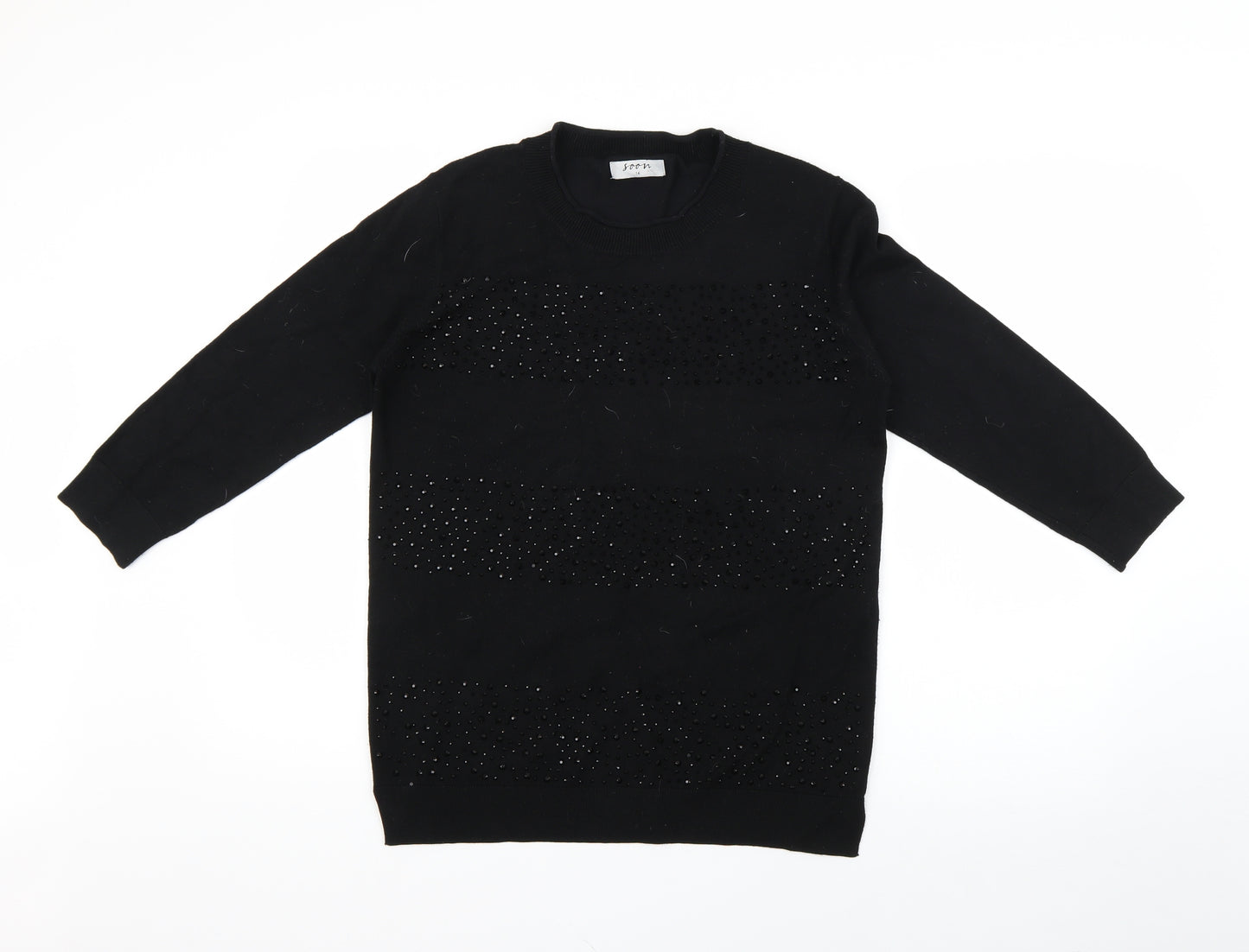 Matalan Womens Black   Pullover Jumper Size 14