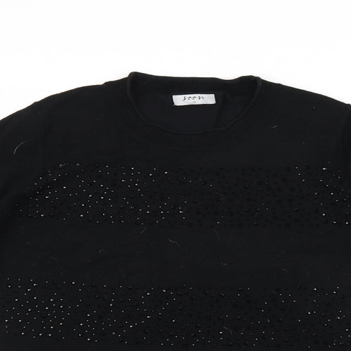 Matalan Womens Black   Pullover Jumper Size 14