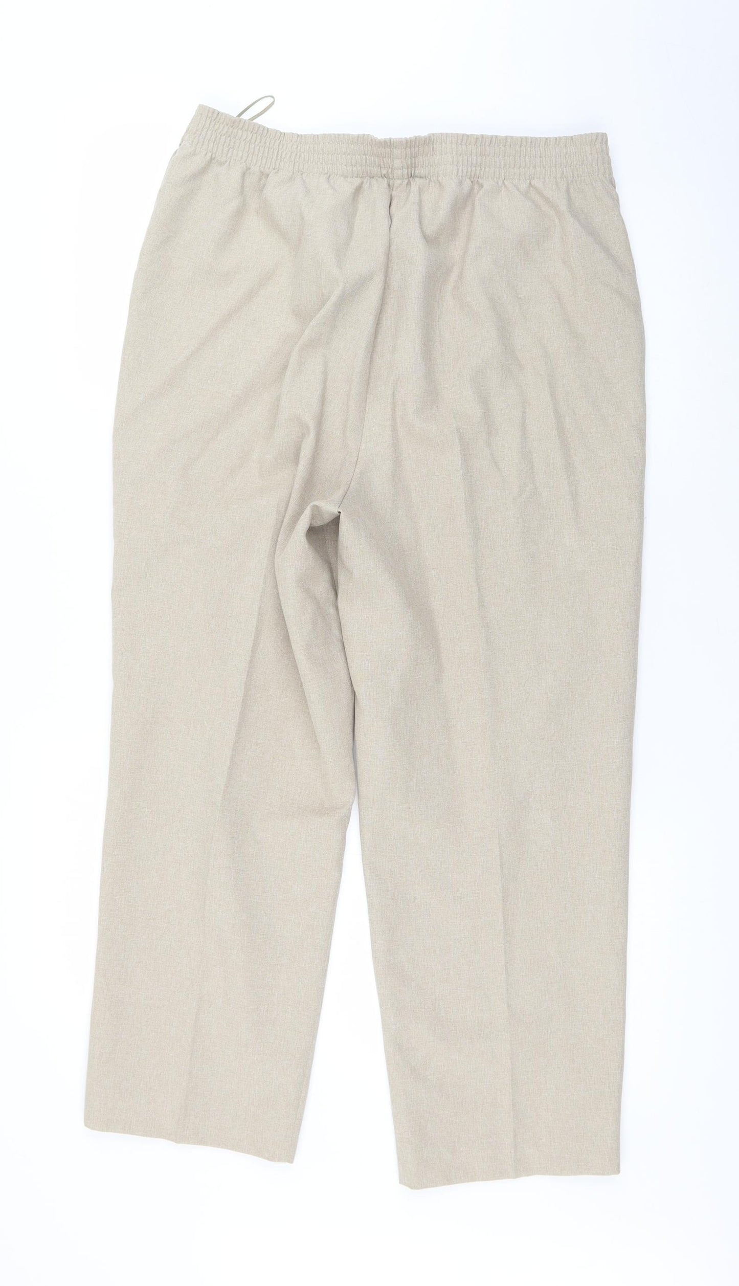 Bonmarché Womens Beige   Trousers  Size 12 L25 in