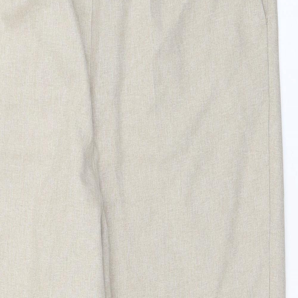Bonmarché Womens Beige   Trousers  Size 12 L25 in