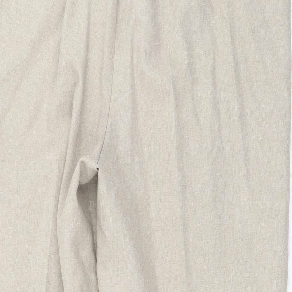 Bonmarché Womens Beige   Trousers  Size 12 L25 in