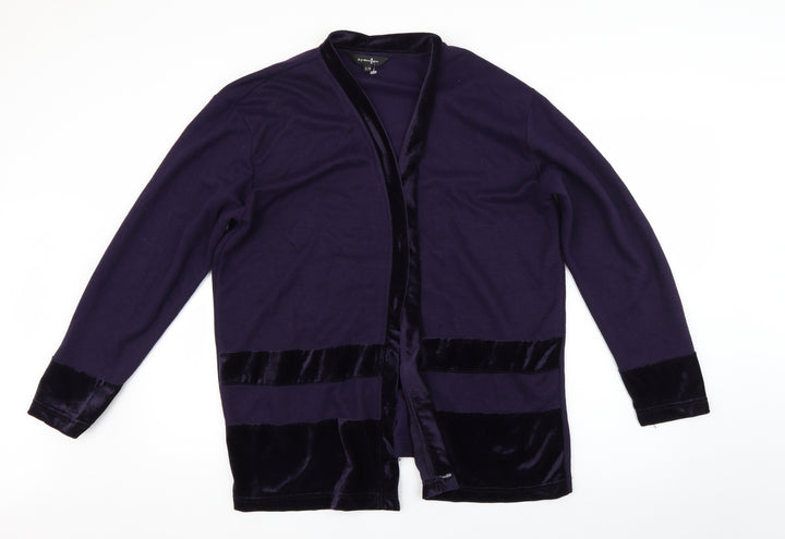 By Design Womens Purple   Cardigan Jumper Size M