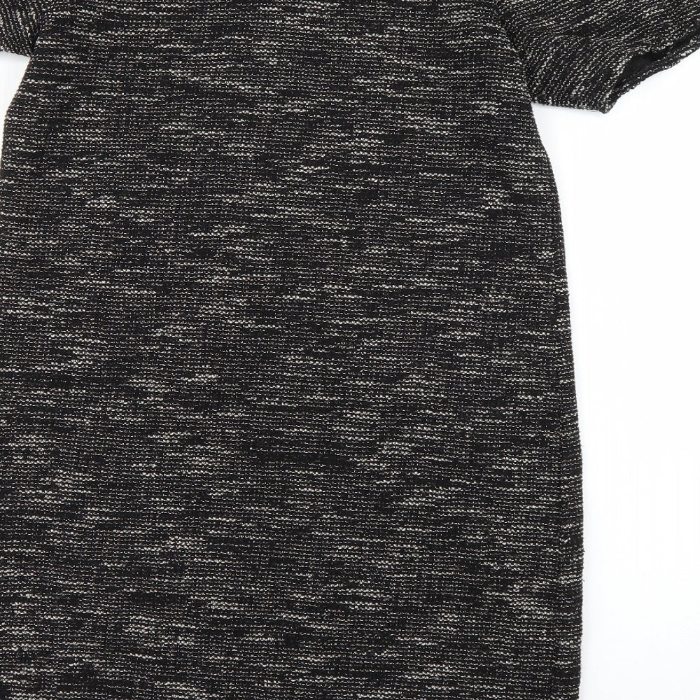 New Look Womens Black   T-Shirt Dress  Size 8
