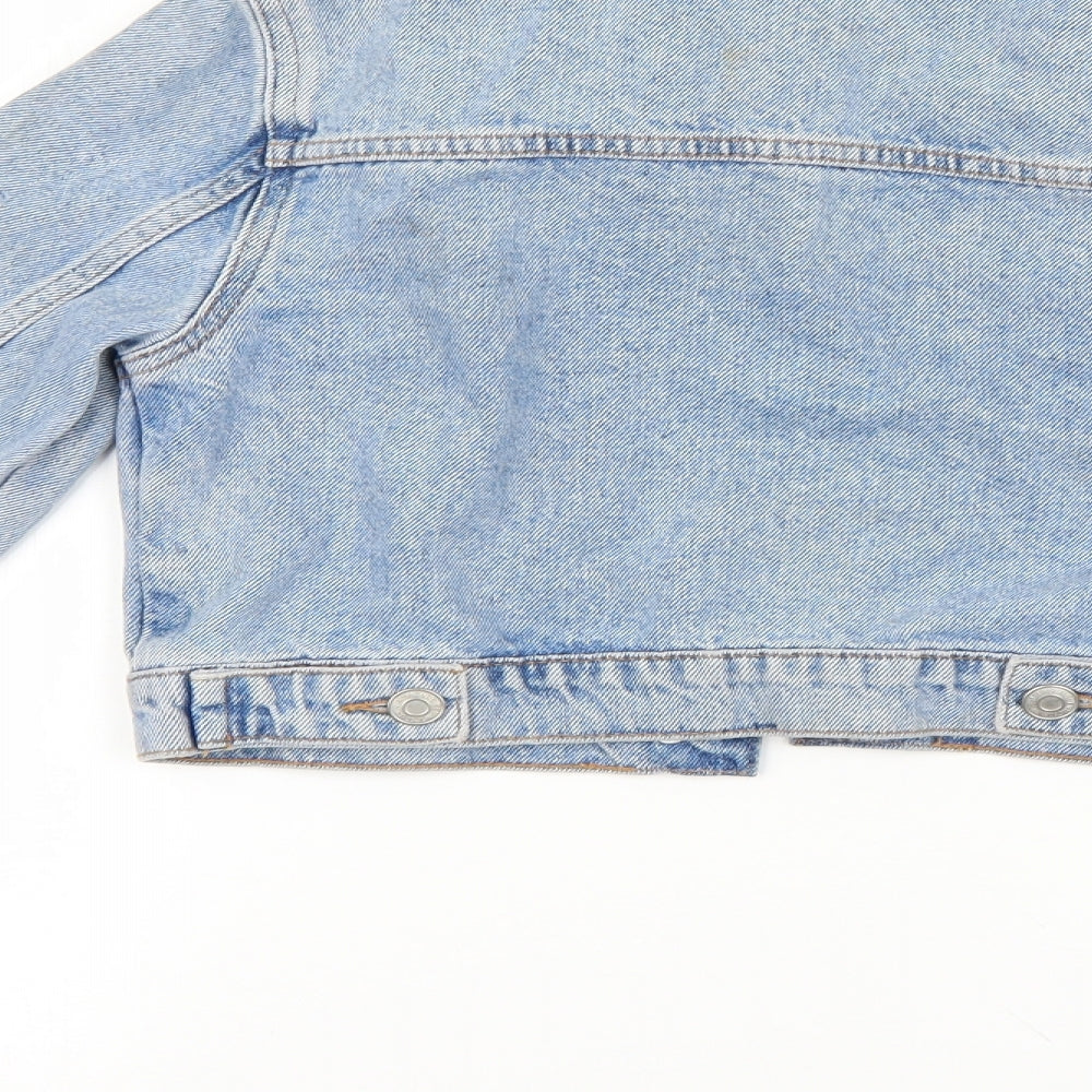 New Look Girls Blue  Denim Jacket  Size 10-11 Years