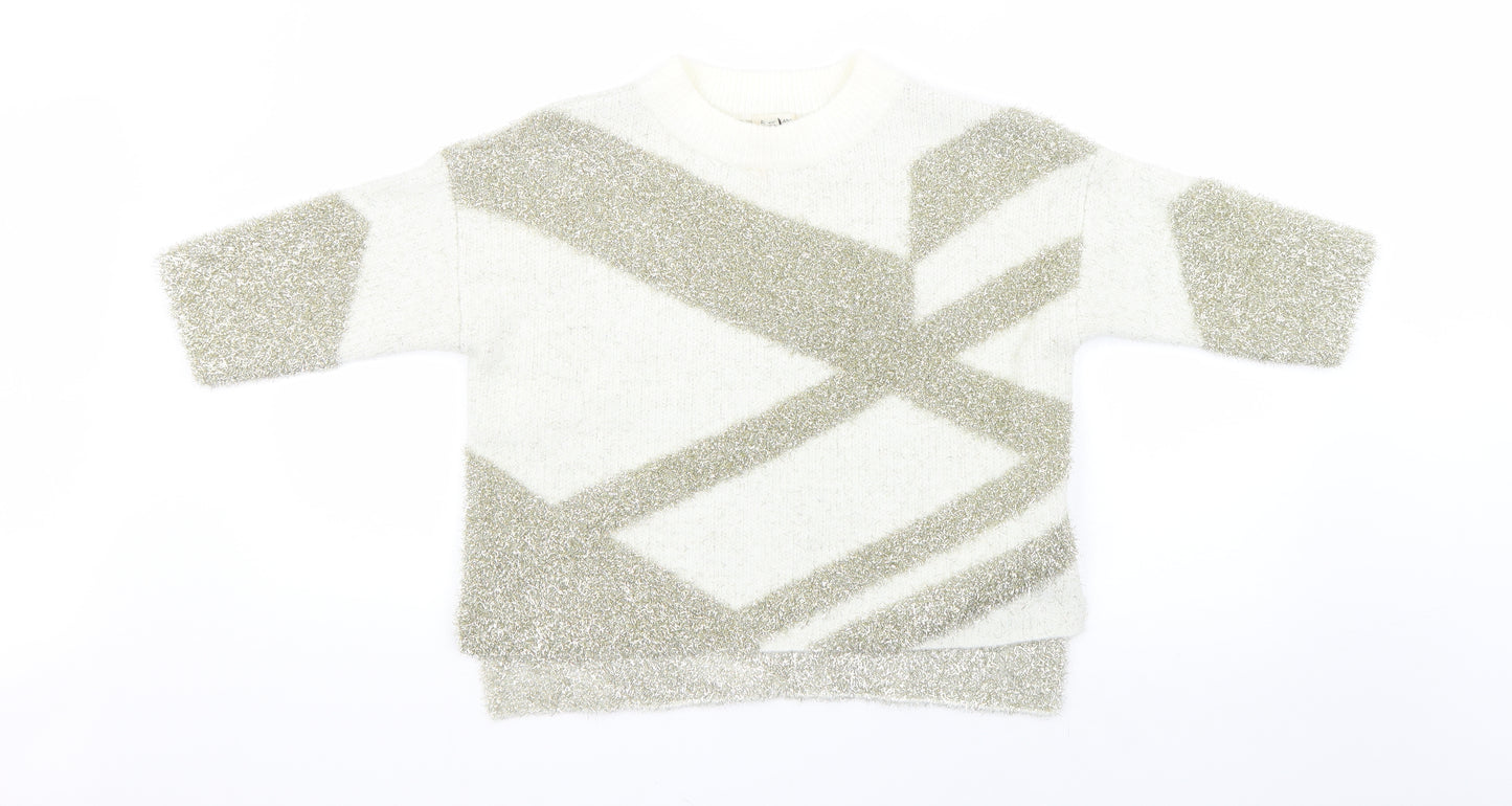 River Island Womens Multicoloured Striped  Pullover Jumper Size 6