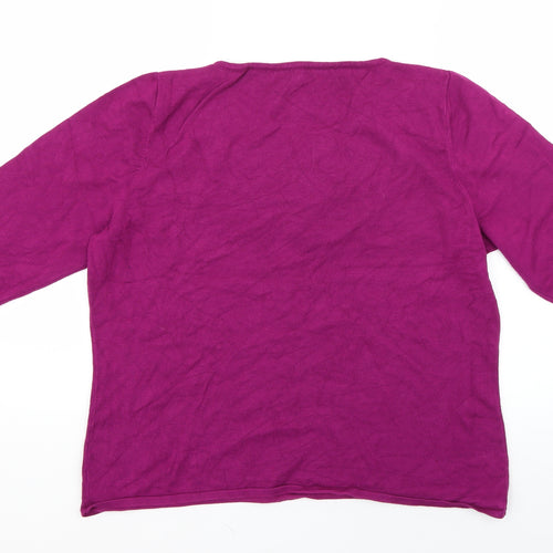 Preworn Womens Purple   Pullover Jumper Size L