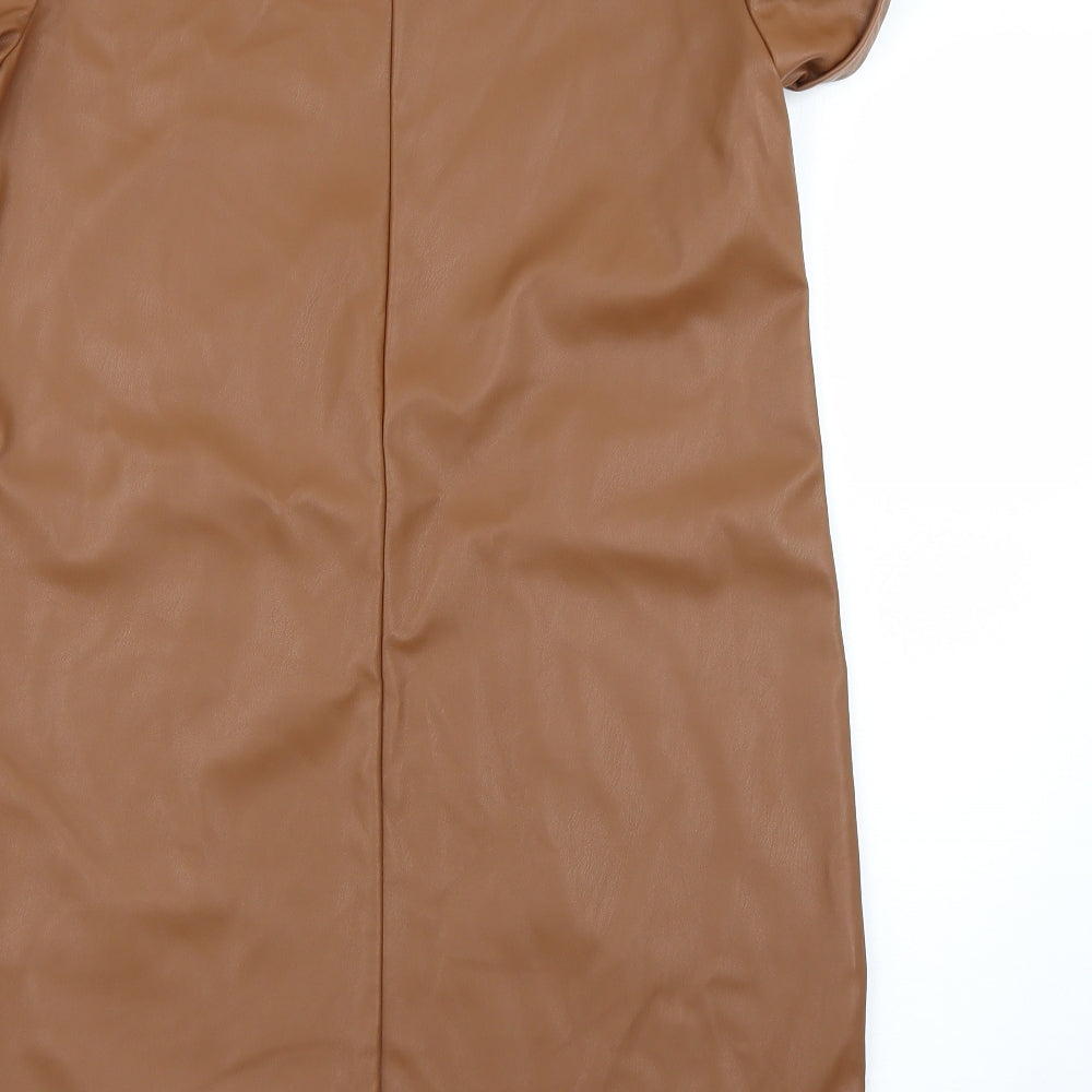Primark Womens Brown   T-Shirt Dress  Size 14