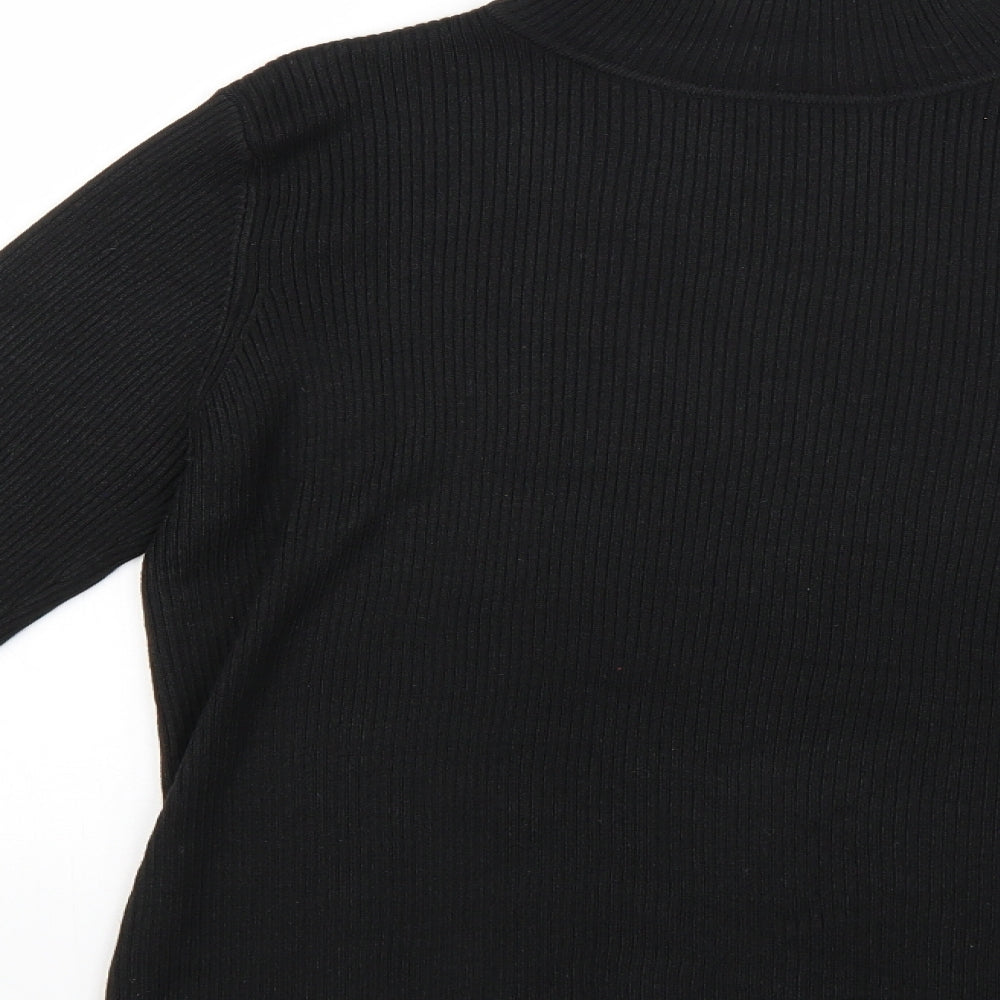 Marks and Spencer Womens Black   Pullover Jumper Size 14