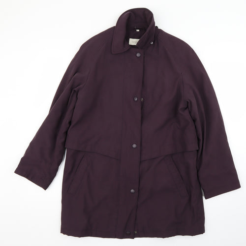 dannimac Womens Purple   Quilted Coat Size S