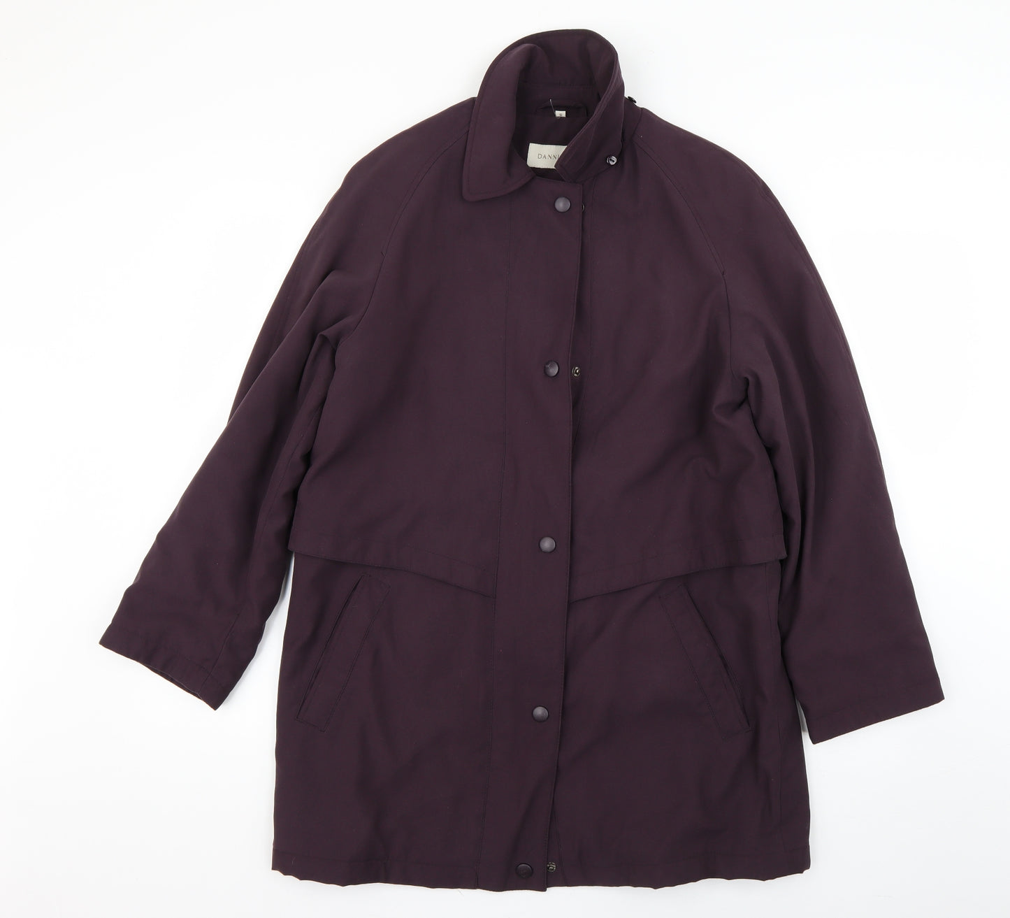 dannimac Womens Purple   Quilted Coat Size S