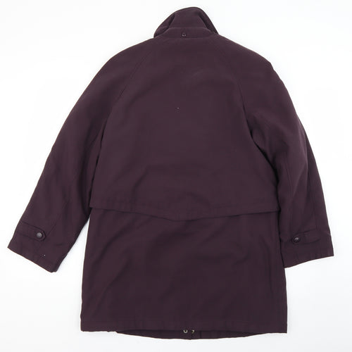 dannimac Womens Purple   Quilted Coat Size S