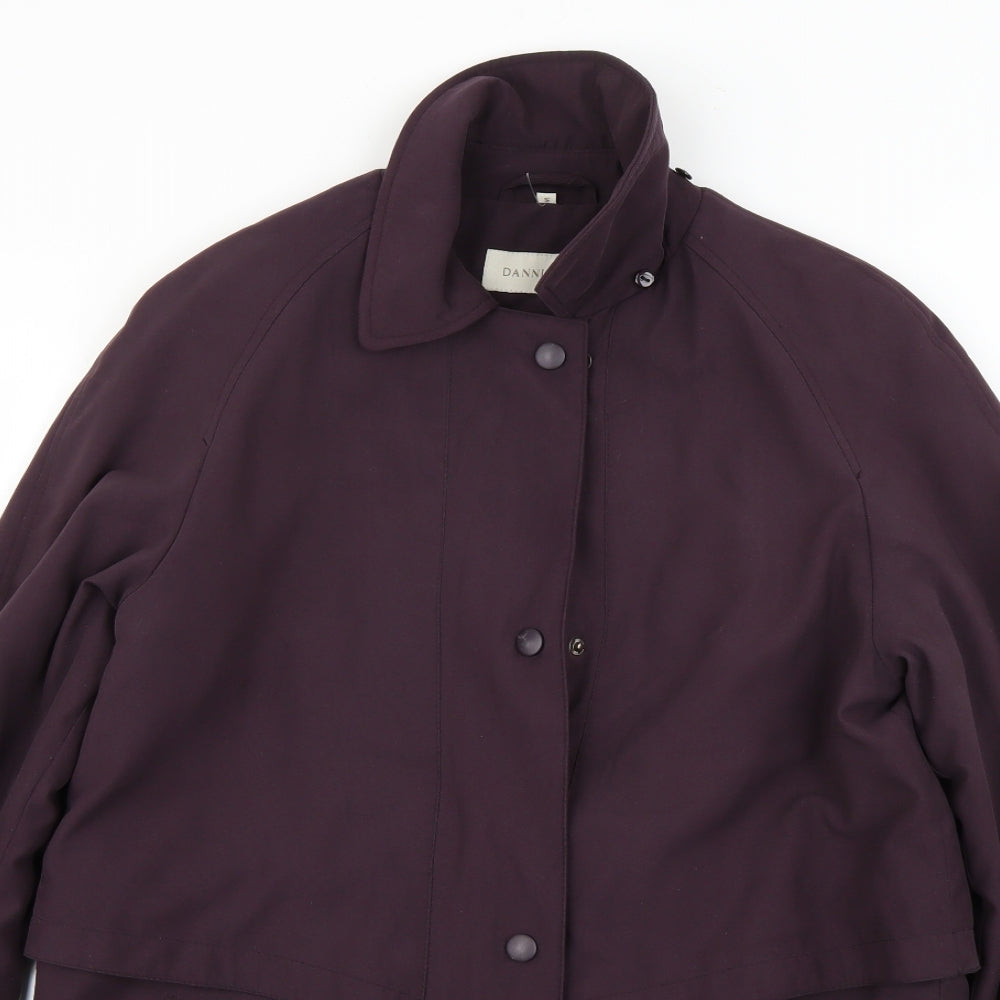 dannimac Womens Purple   Quilted Coat Size S