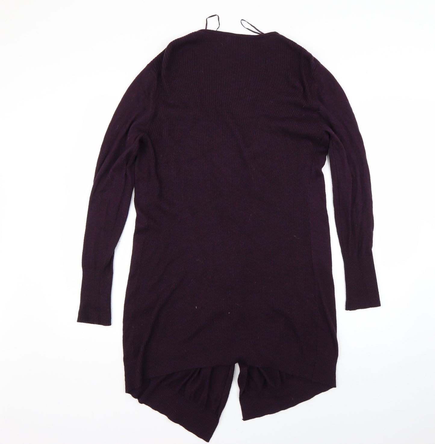 M&Co Womens Purple   Cardigan Jumper Size S