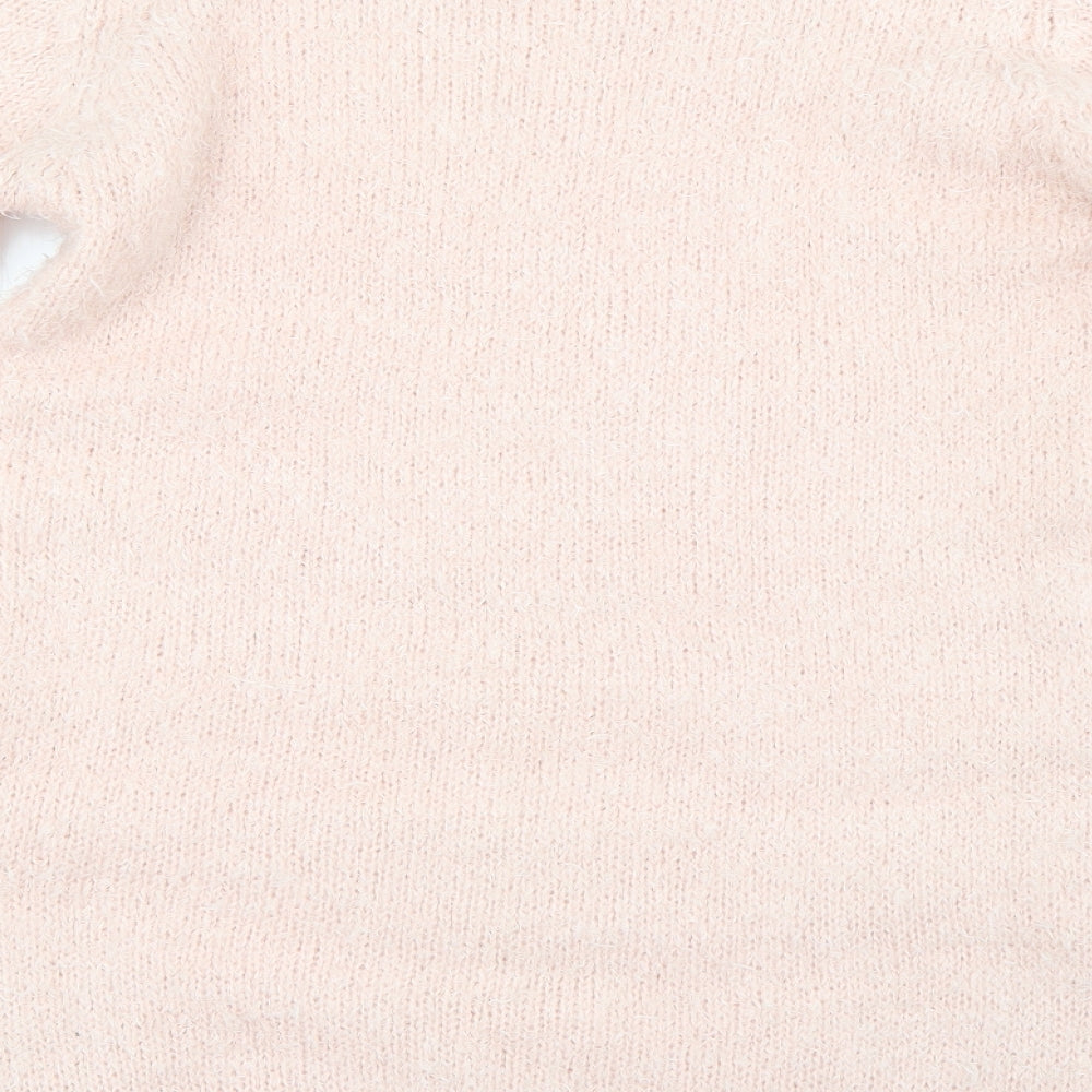 Brave Soul Womens Pink   Pullover Jumper Size 16