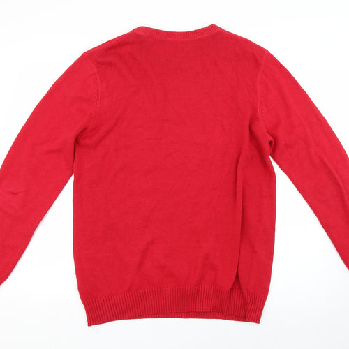 Matalan Womens Red   Pullover Jumper Size M
