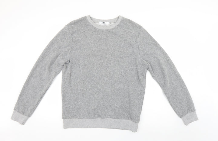 Topman Mens Grey Pullover Jumper Size M