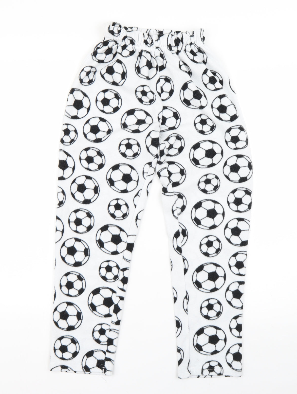 Pj collections Boys White Solid   Pyjama Pants Size 9-10 Years  - Football