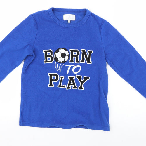 Pj collections Boys Blue Solid   Pyjama Top Size 9-10 Years