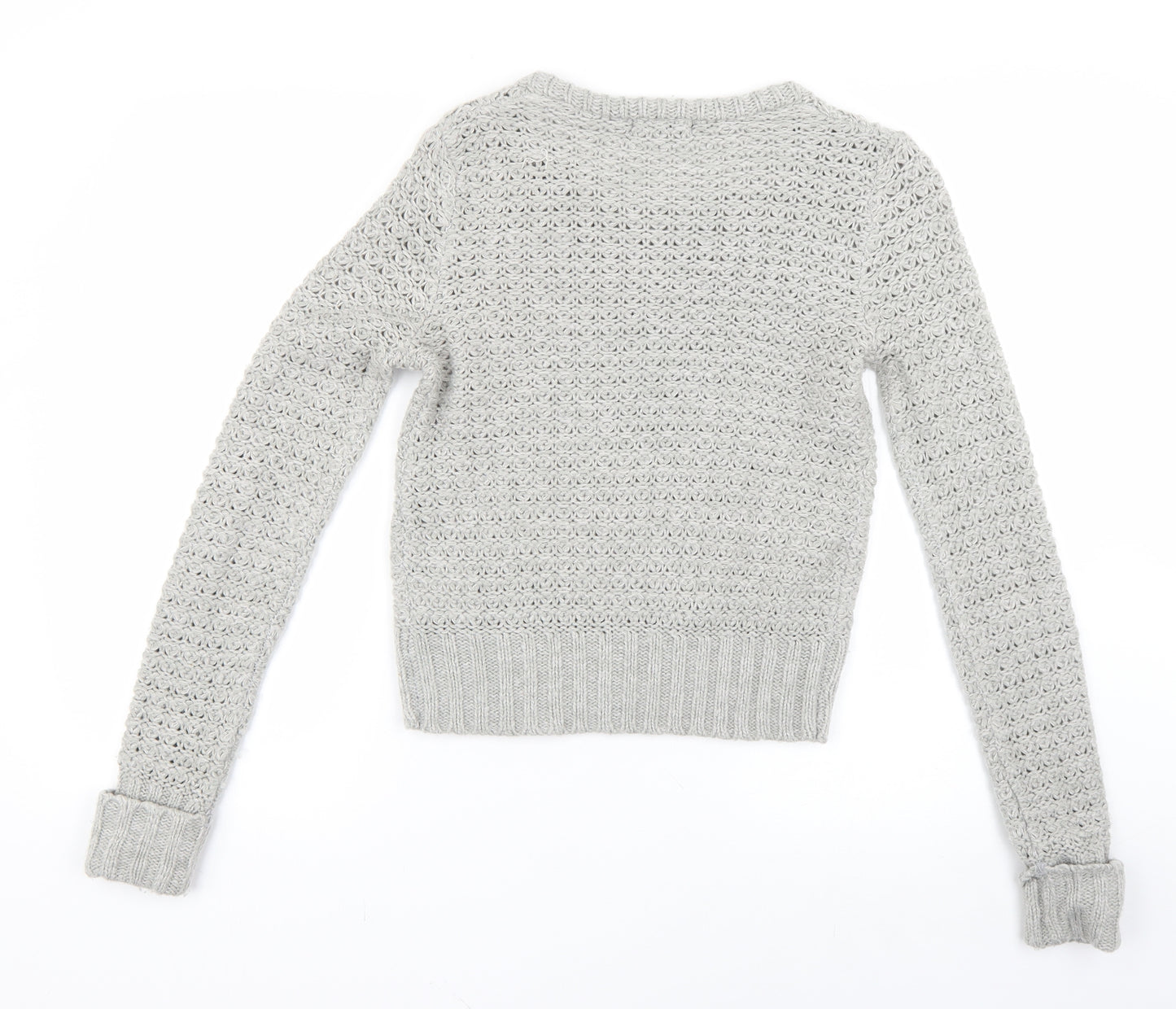 Brave Soul Womens Grey   Pullover Jumper Size S