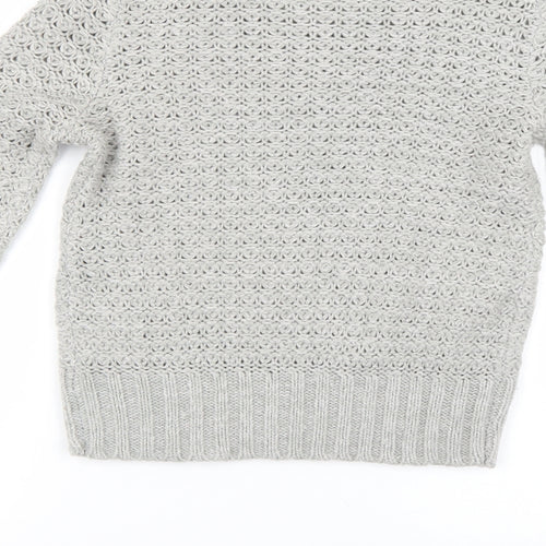Brave Soul Womens Grey   Pullover Jumper Size S