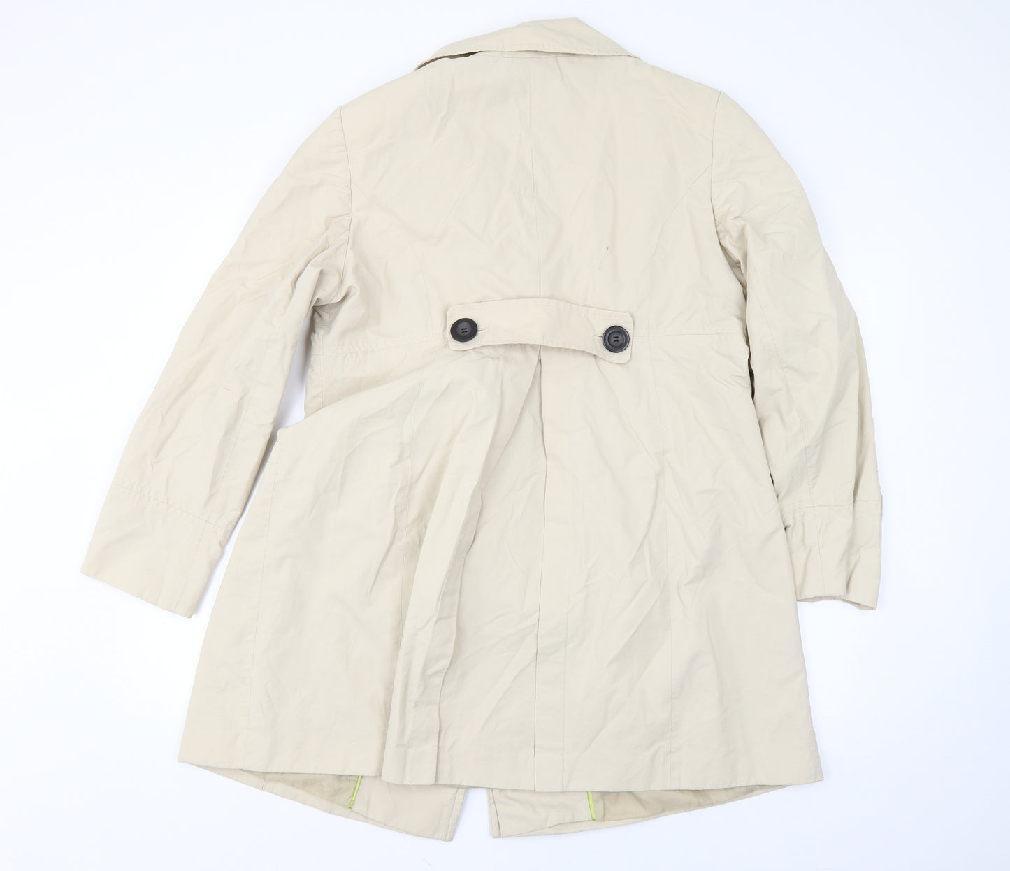 John Lewis Womens Beige   Trench Coat Coat Size 18