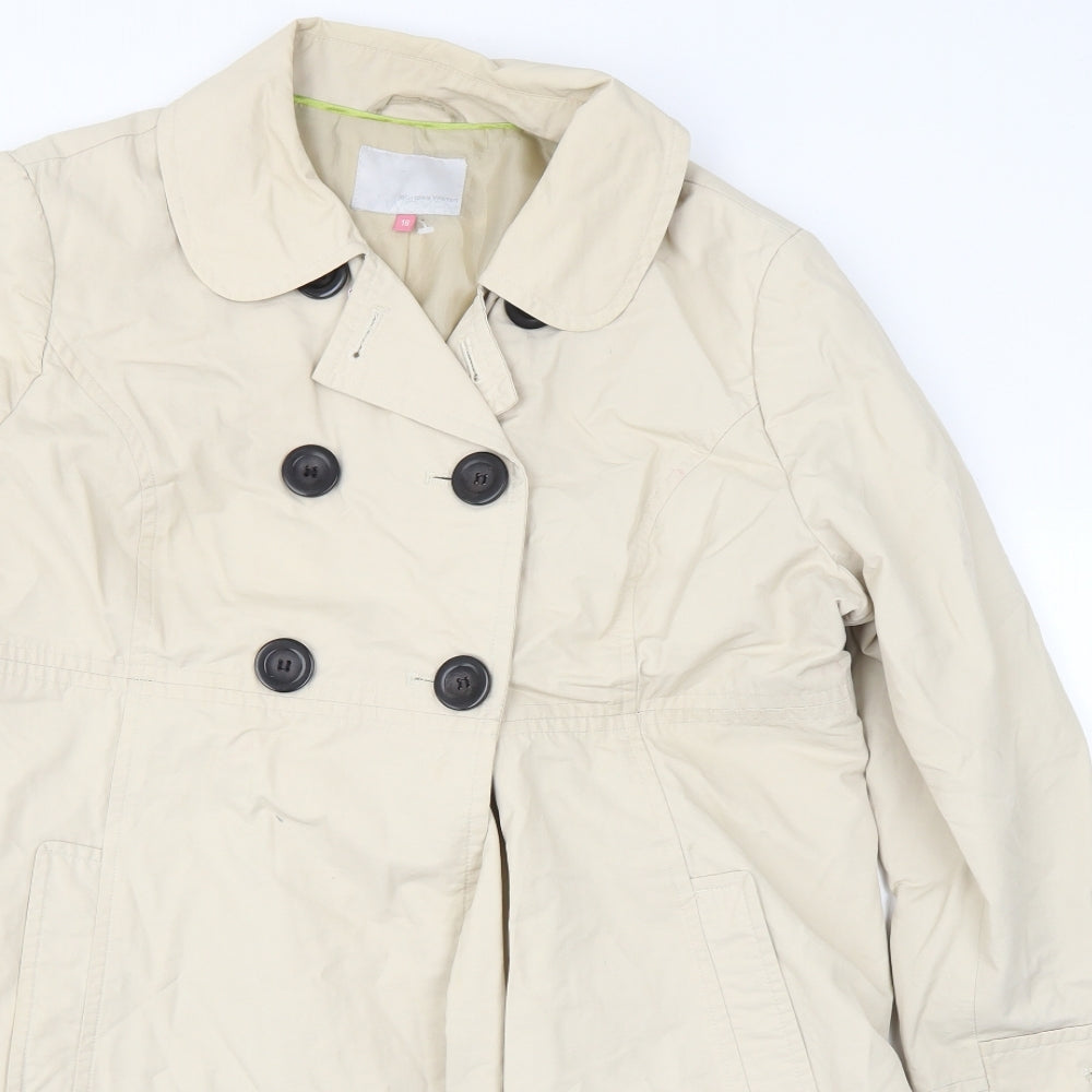 John Lewis Womens Beige   Trench Coat Coat Size 18