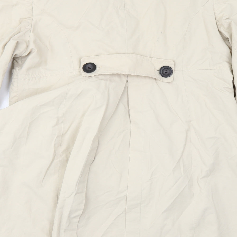 John Lewis Womens Beige   Trench Coat Coat Size 18