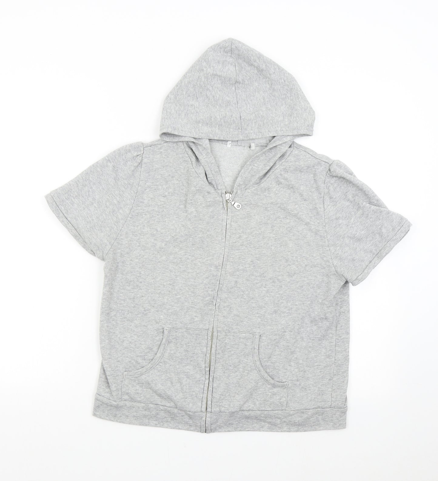 Preworn Womens Grey   Full Zip Hoodie Size M