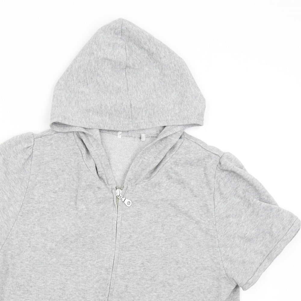 Preworn Womens Grey   Full Zip Hoodie Size M