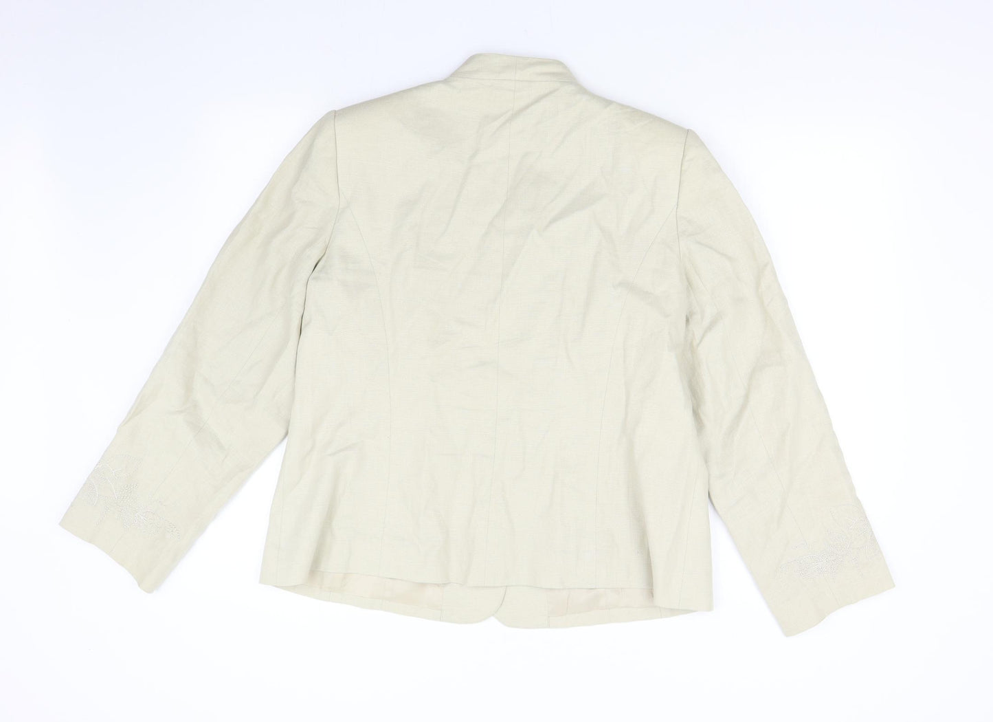 Windsmoor Womens Beige   Jacket Suit Jacket Size 16