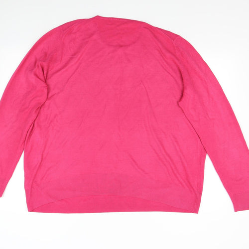 M&S Womens Pink   Pullover Jumper Size 20